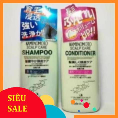 Cặp gội xả Kaminomoto Scalp Care Shampoo and Conditioner chai 300ml | Nội địa Nhật