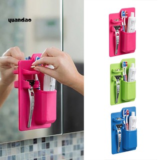 Kệ dán tường để bàn chải đánh răng và kem đánh răng