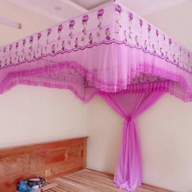 Màn khung voan lạnh ảnh thật m2 m4 m6 m8 2m2 - Không kèm khung