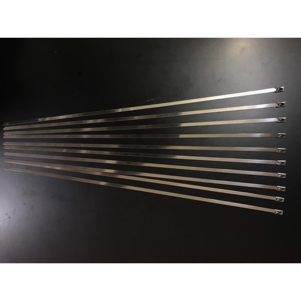 10 sợi dây rút inox 304 dài 40cm