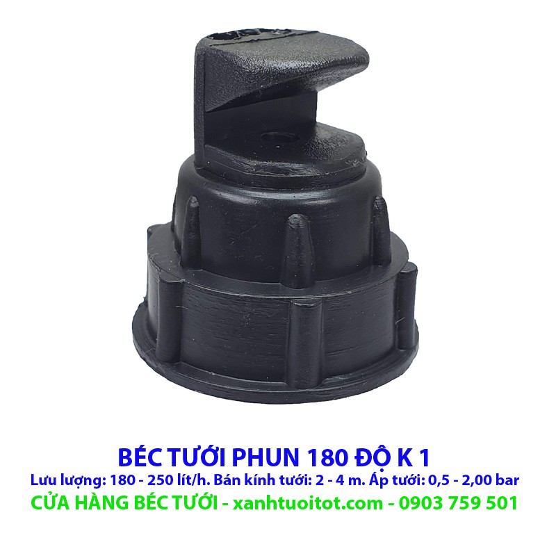 Bộ 10 cái BÉC TƯỚI CÂY PHUN MỘT BÊN 180 ĐỘ K1