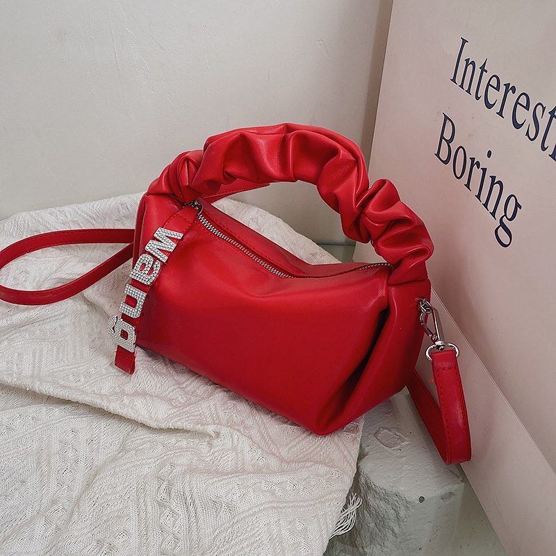 Túi đeo vai IELGY đính đá đơn giản có thể điều chỉnh thời trang cho nữ