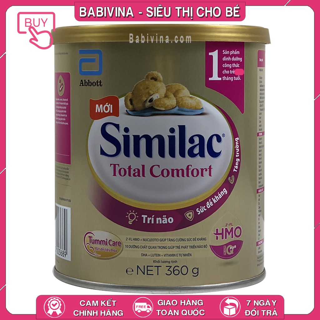 [LẺ GIÁ SỈ] Sữa Similac Total Comfort Số 1 360g | Mua Similac Total Chính Hãng Abbott, Giá Rẻ Nhất Tại Babivina