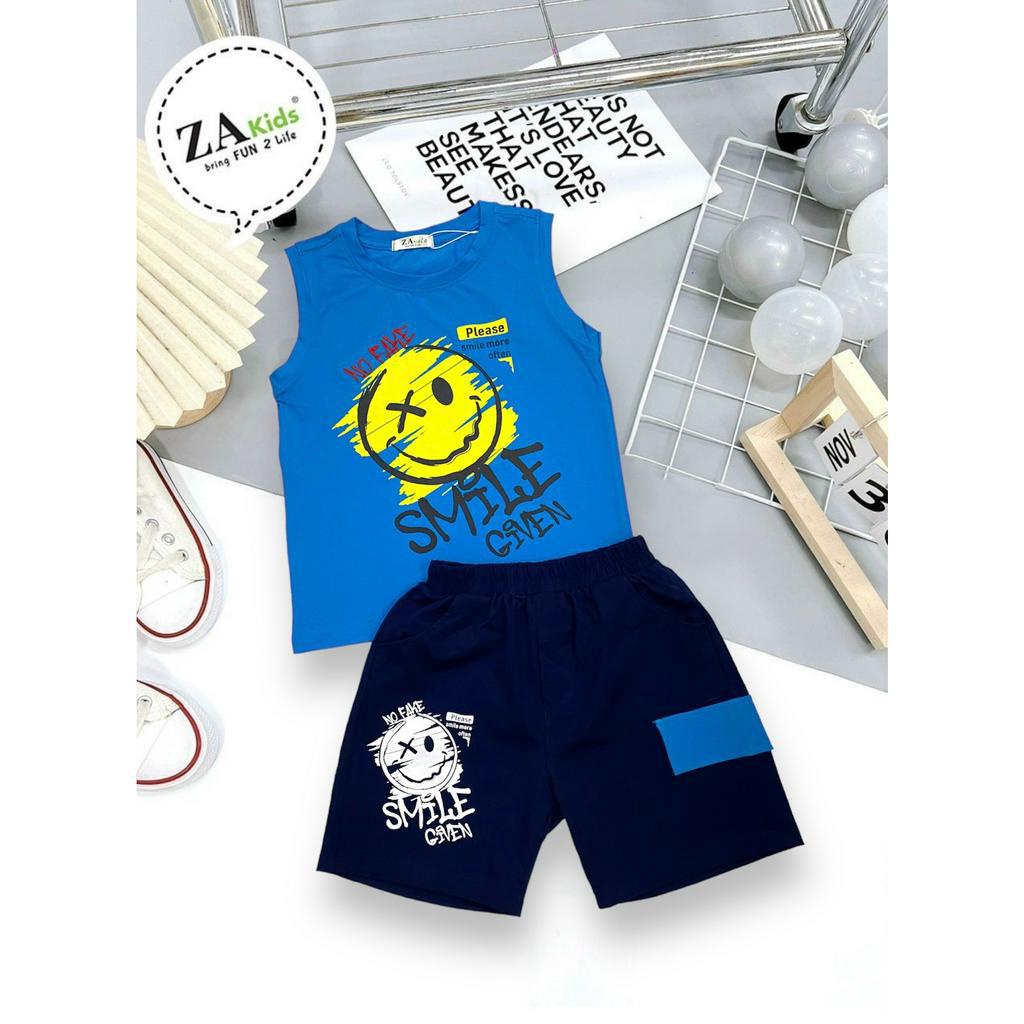 Bộ Quần Áo Thun Sát Nách Mùa Hè Bé Trai (2-10) ZAkids ZA02342SN