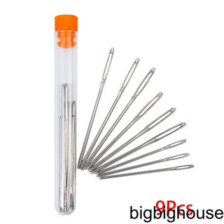 9PCS Sewing Needles Large Eye Hand Blunt Needle Embroidery Darning Tapestry Yarn Needles