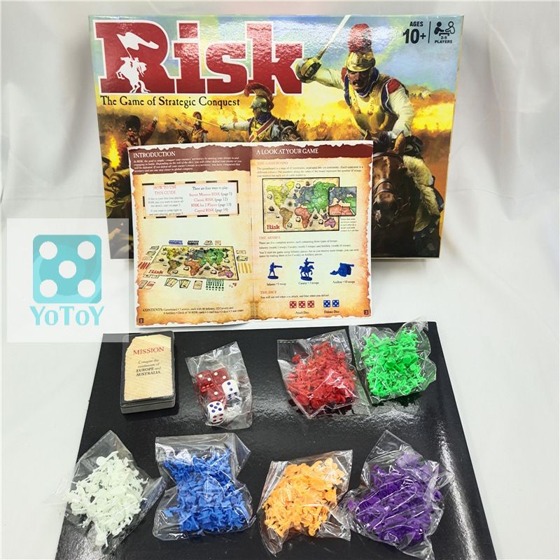 Risk boardgame (bản tiếng Anh)– The game of strategic conquest – Trò chơi chiến thuật đỉnh cao