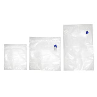 Set 18 túi nhựa zip có lỗ hút chân không tiện dungj