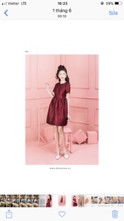 Váy gấm Daisy newtag
