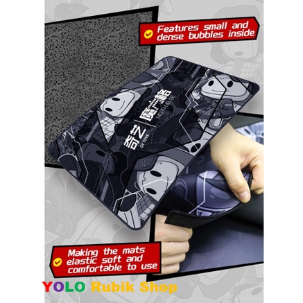 Thảm Rubik nhỏ Qiyi Training 2021 - Dụng Cụ Rubik Giúp Tập luyện Kết Hợp Cùng Qiyi Timer
