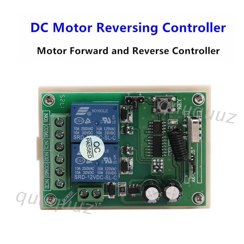 Bảng mạch tiếp nhận điều khiển từ xa không dây dc 12v 2 kênh rf 433mhz