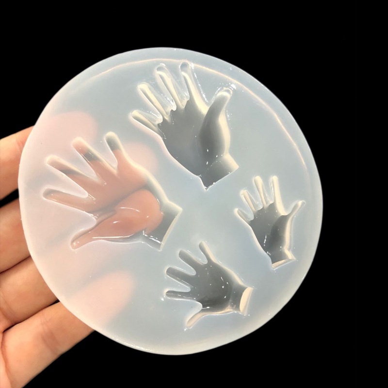 Khuôn Silicon Làm Đồ Trang Sức Đa Năng Hình Bàn Tay / Bàn Chân Sáng Tạo
