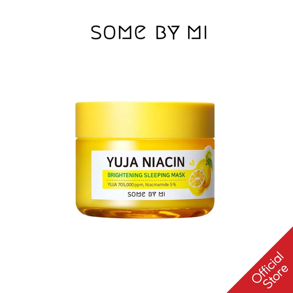 Mặt Nạ Ngủ Dưỡng Trắng Da SomeByMi Yuja Niacin 30 Days Miracle Brightening Sleeping Mask 60g