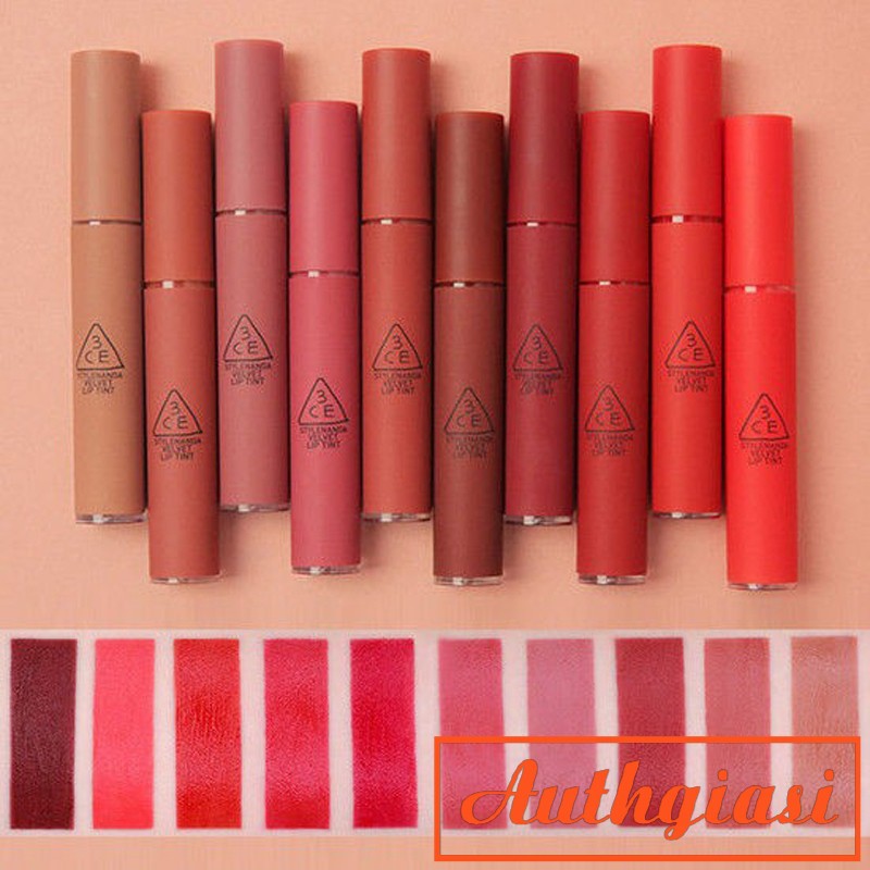 Son kem lì 3CE Stylenanda Velvet Lip Tint nhiều màu Siêu Hot | BigBuy360 - bigbuy360.vn