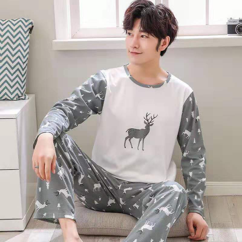 Bộ đồ ngủ pijama dài tay thời trang cho nam