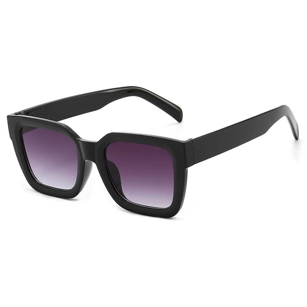 Aaron1 Kính Mát Gọng Vuông Lớn In Họa Tiết Da Báo Thời Trang Cá Tính