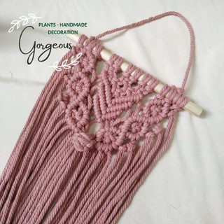[FSSMAY08][GIÁ SỐC] Mành treo- Rèm treo tường Macrame mini 20*55 decor phụ kiện trang trí nhà cửa và đời sống