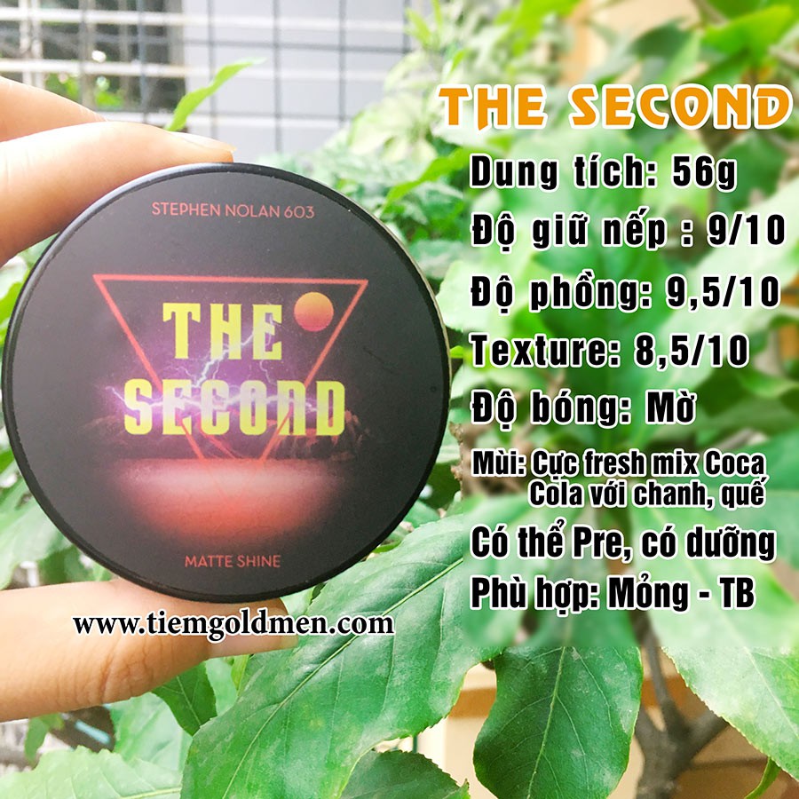 Sáp tạo kiểu Stephen Nolan 603: The Second wax travel size cho tóc mỏng 56gr ( lọ nhôm )