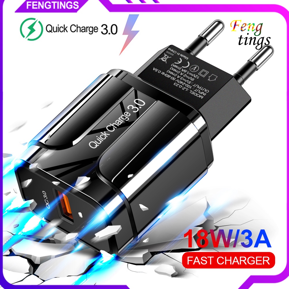 Củ sạc nhanh 18W QC3.0 cho iPhone Huawei