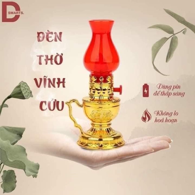 Đèn thờ chạy pin vĩnh cửu