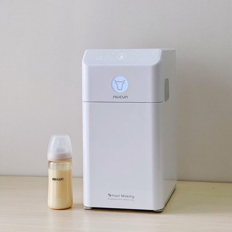 Máy pha sữa NIUCUN PRO có tiệt trùng UV thông minh, sấy khô, pha được tất cả các loai sữa từ 35-70đ