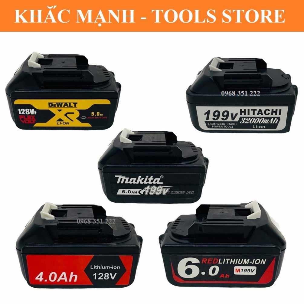 PIN MÁY SIẾT BULONG, MÁY MÀI, MÁY KHOAN MAKITA 10 CELL, 15CELL DUNG LƯỢNG KHỦNG