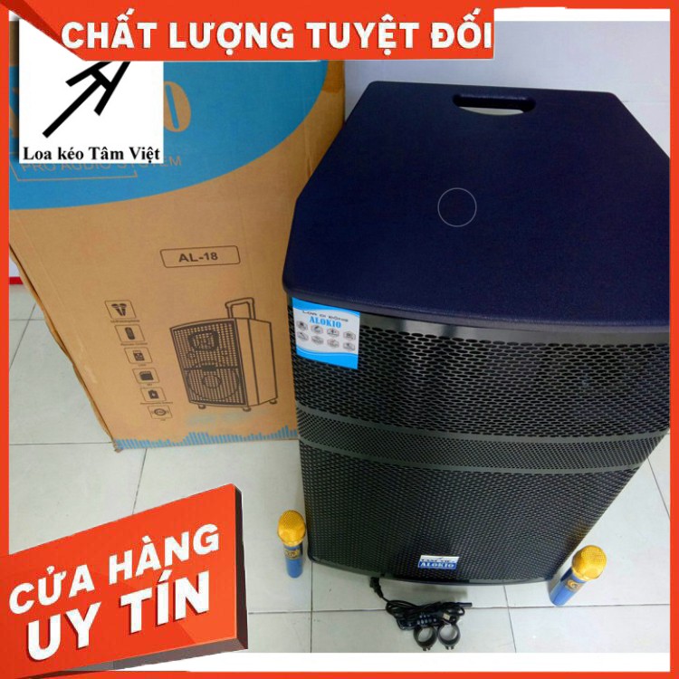 [Chính hãng] Loa kéo gỗ “ALOKIO AL-18” bass 5 tấc - BAO SHIP – Loa kéo Tâm Việt. - hàng chất lượng, giá tốt nhất TQ