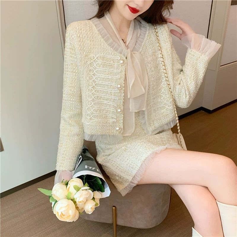 Set dạ viền lưới tiểu thư BETTER | BigBuy360 - bigbuy360.vn