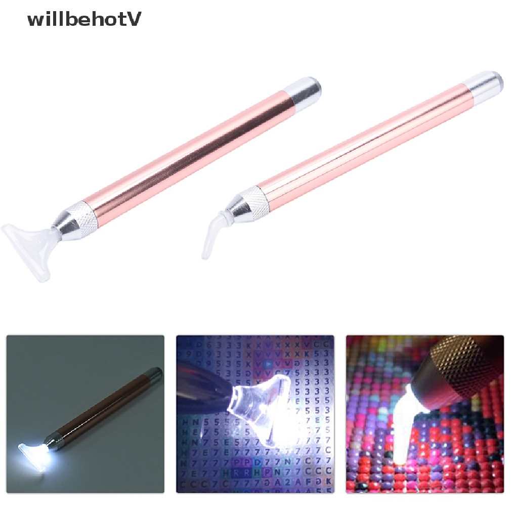 Bút vẽ kim cương eshylala bút khoan điểm chiếu sáng với công cụ thủ công kính lúp