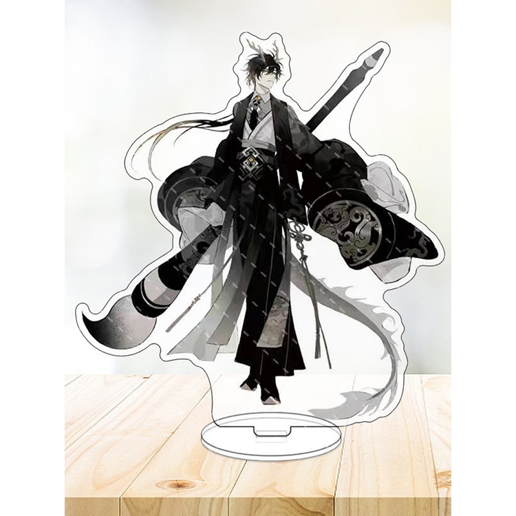 Tmdbyx Mô Hình Anime Genshin Va Chạm Diluc Venti Klee Zhongli Bằng Acrylic Trang Trí Bàn Làm Việc