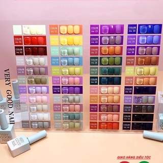 Sét Sơn Gel Very Good Nail  44 mầu - Tặng Kèm bảng màu, base top