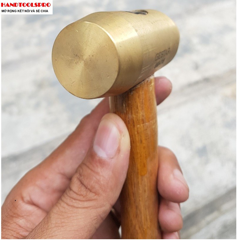 Búa đồng cán gỗ 16oz GESTAR 968-716