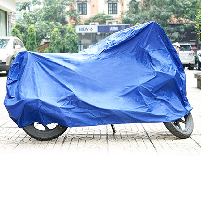 Bạt phủ xe máy che nắng, mưa loại dầy,Tấm phủ xe máy hàng loại 1 cao cấp, Bạt trùm cho xe vespa sh vision