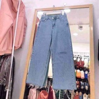 Quần bò ống rộng