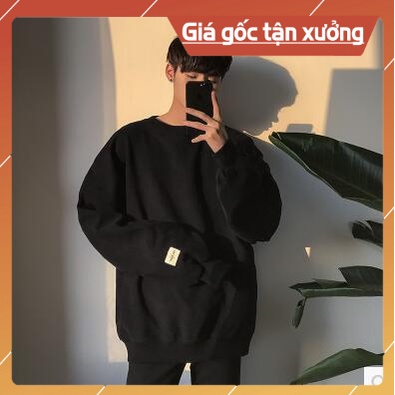 Áo sweater form rộng cổ tròn thời trang nam nữ | BigBuy360 - bigbuy360.vn