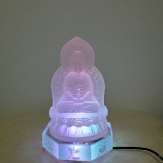 Tượng Quan Âm 2 Mặt Toạ Sen