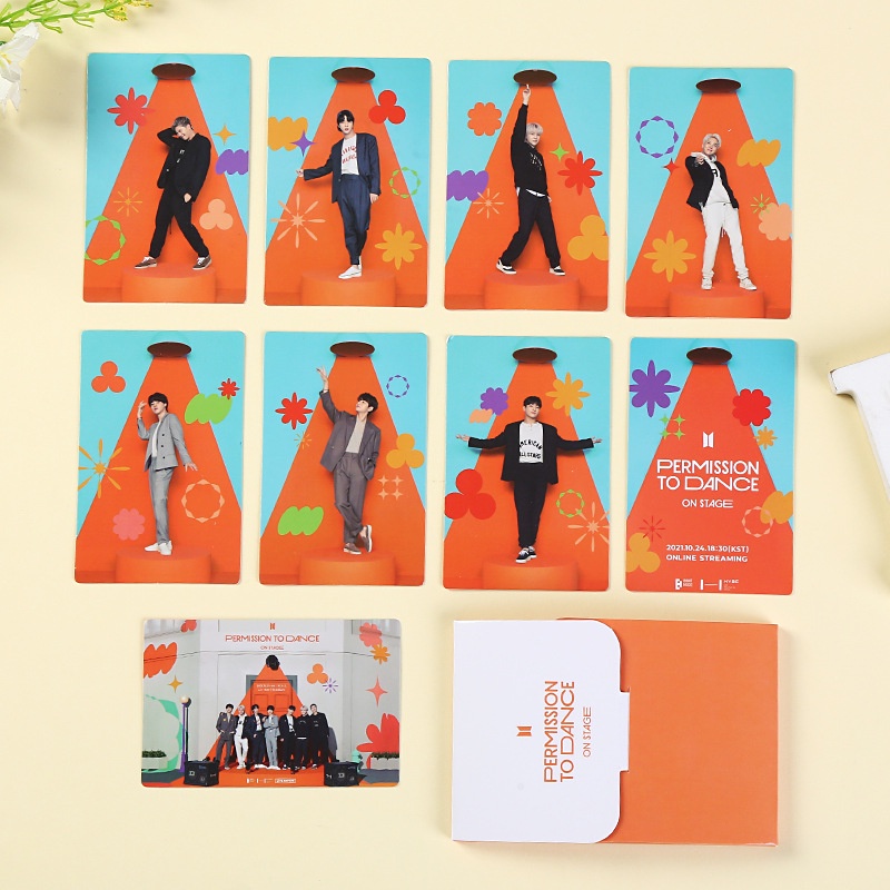 Thẻ hình nhóm nhạc KPOP BTS PERMISSION TO DANCE