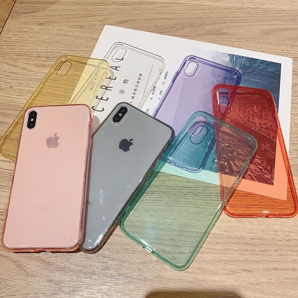 Ốp iphone - Ốp Lưng Pastel Trong Suốt Cao Cấp | BigBuy360 - bigbuy360.vn