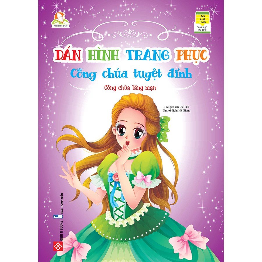 SÁCH - Dán hình trang phục công chúa tuyệt đỉnh - Công chúa lãng mạn