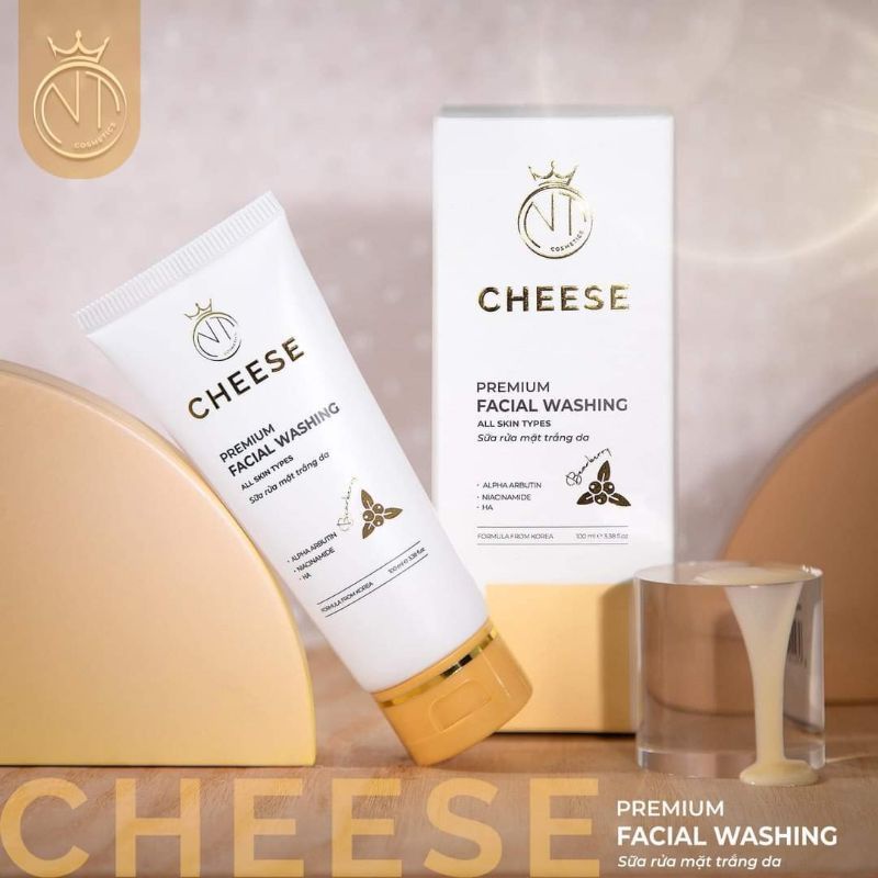 Sữa Rửa Mặt Cheese 100ml ( NT Cosmetics Facial washing)