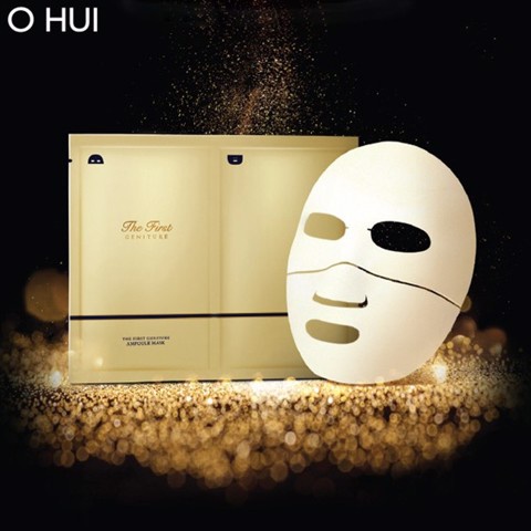 Mặt Nạ Tinh Chất Vàng24K Làm Sáng Và Tái Sinh Da Ohui The First Geniture Ampoule Mask 40Ml