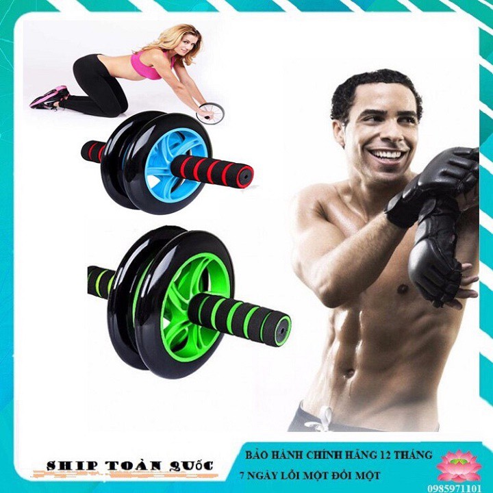 Con lăn tập bụng GYM Roller ❤️ FREESHIP ❤️ Bánh xe tập cơ bụng 6 múi tại nhà