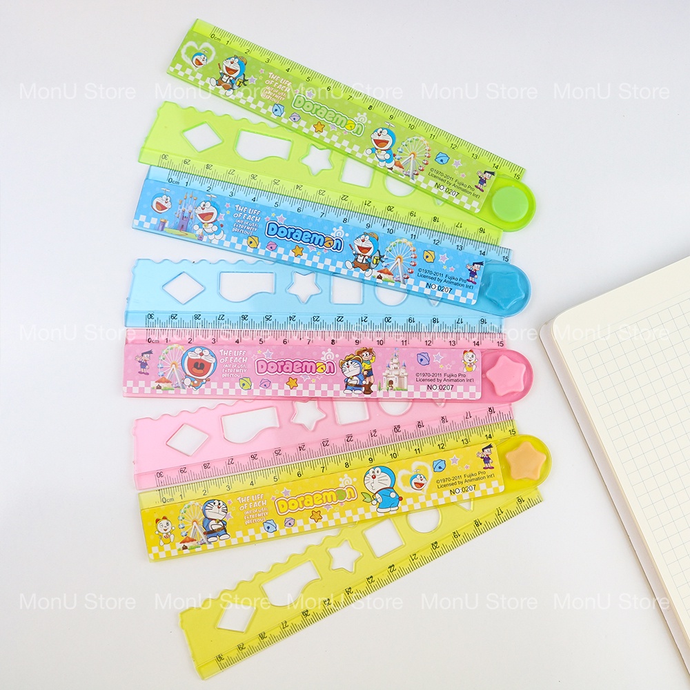 Thước kẻ gập đôi dài 30cm DORAEMON DOREMON dễ thương cute MON0279 TooYoo