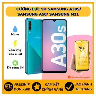 [ FREESHIP ] Kính cường lực 9D Samsung A30s/ Samsung A50/ Samsung M21 HappyTech