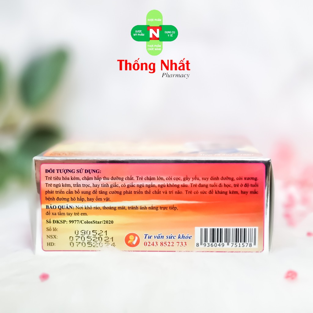 [CHÍNH HÃNG] - SIRO YẾN SÀO MUMMUM G&amp;P MUM MUM (HỘP 20 ỐNG)