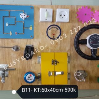 B11-Busy board- Bảng bận rộn cho bé