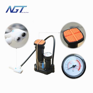 [Flash Sale] Bơm xe đạp, bơm xe máy đạp chân mini siêu nhẹ