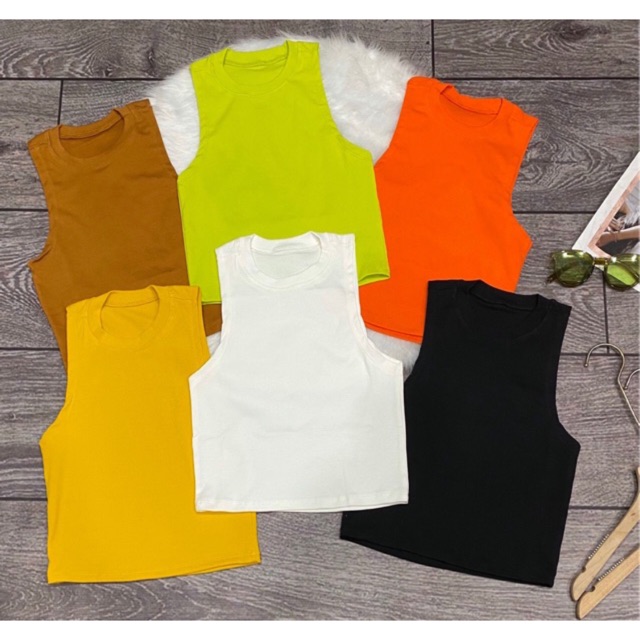 Áo crotop body L3- Áo croptop cổ lọ cổ ngắn nhiều màu (kèm ảnh thật)