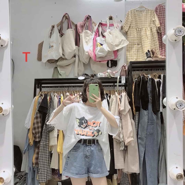 bst Áo mèo và chuột dáng thụng Tr&amp;Đ siêu đẹp