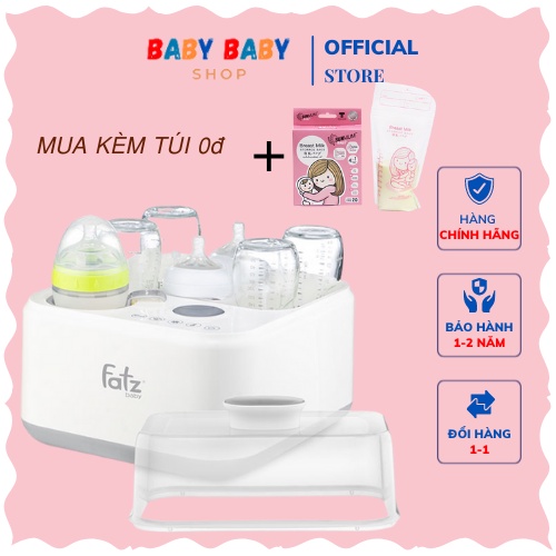 Máy tiệt trùng sấy khô thông minh tích hợp hâm sữa điện tử Fatzbaby CAPTAIN 1 FB4320SJ