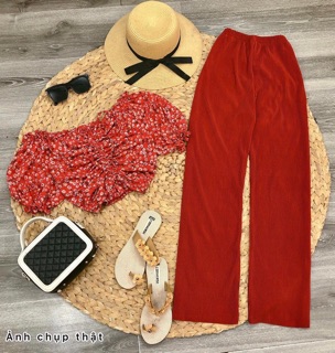 SET ÁO HOT RÚT + QUẦN DẬP LY #185k